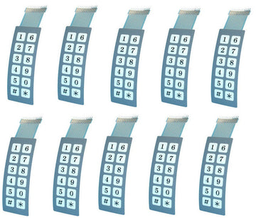 10 Membranes pour clavier electronique etanche sa223 sa223b systeme alarme automatisme de portail ECLATS DESTOCKAGE