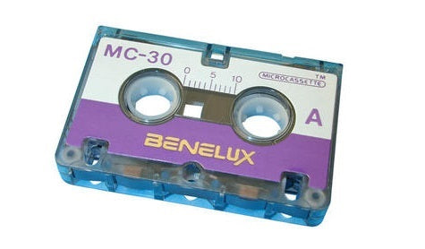 Micro cassette k7 30 minutes audio miniature 1 microcassette mc-30 enregistreur telephone audio ECLATS DESTOCKAGE