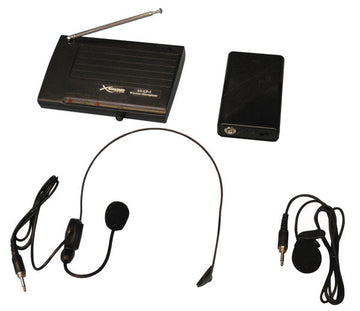 Micro hf sans fil hq xsound xs-mp2 c 204.5mhz sono sonorisation musique karaoke somicro-xsmp2 c ECLATS DESTOCKAGE