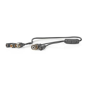 Microphone de securite pour camera video cctv CCTVMIC10BK audio avec fiche bnc ECLATS DESTOCKAGE