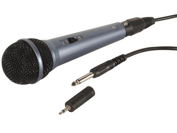Microphone karaoke sono 50 13khz câble 3m fiche 6.35mm et fiche xlr sonorisation mic3bl ECLATS DESTOCKAGE