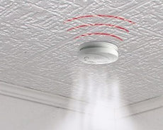 Mini detecteur de fumee avec pile lithium detection incendie efficace