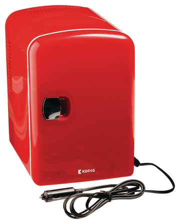 Mini frigo glaciere 50w 4 l KN-MF10 refrigerateur froid chaud prise allume cigare 12v ou alim 220v ECLATS DESTOCKAGE