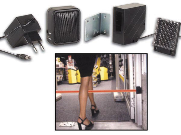 Mini ir de protection pem7d capteur photoelectrique 7m haut parleur adaptateur 220v/9v ECLATS DESTOCKAGE
