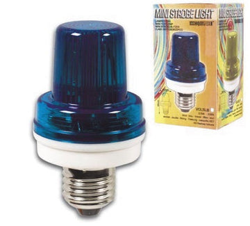 Mini lampe flash bleu stroboscope 1w douille e27 220v vdlslb lumiere eclairage stroboscopique ECLATS DESTOCKAGE