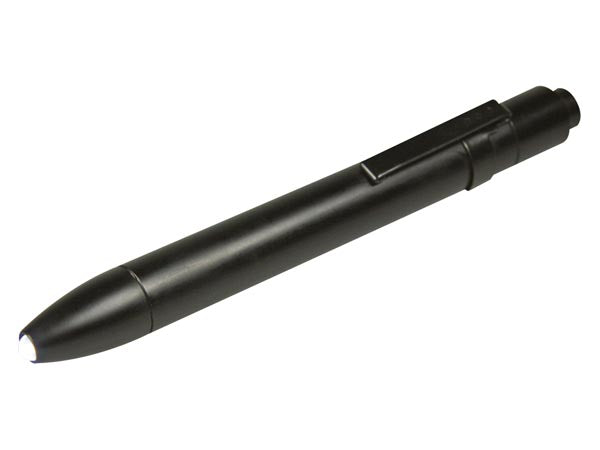 Mini lampe torche led efl26 eclairage en métal noir lumiere longueur 130 mm ECLATS DESTOCKAGE