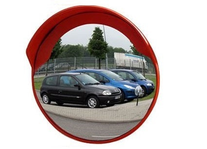 Miroir 80cm circulation routiere surveillance convexe 1m exterieur signalisation sécurité ECLATS DESTOCKAGE