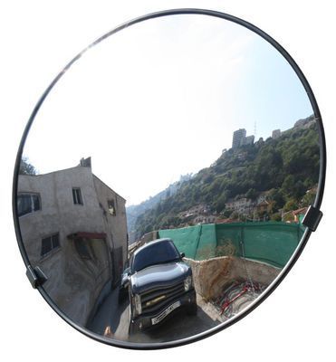 Miroir convexe 30cm routier surveillance signalisation sécurité voiture magasin garage auto ECLATS DESTOCKAGE