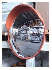 Miroir routier convexe panoramique pvc 30cm 35cm 40cm 45 cm champ de vision de 180° ECLATS DESTOCKAGE