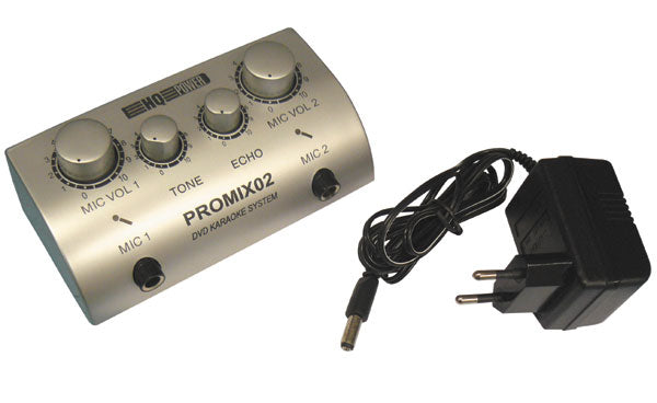 Mixer de son karaoke mixage promix02 2 micro microphone sonorisation fete musique velleman ECLATS DESTOCKAGE