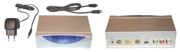 Modulateur convertisseur rf transmetteur audio video camrfm2 camescope magnetoscope dvd television ECLATS DESTOCKAGE