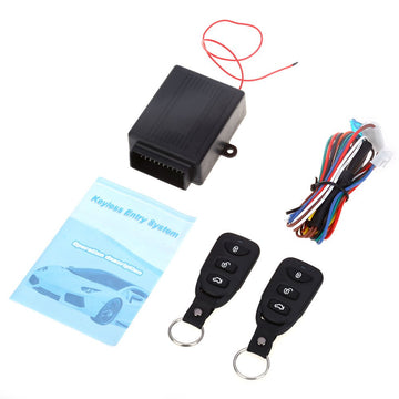 Module fermeture centralisee de moteur de porte voiture 12v 2 telecommandes ECLATS DESTOCKAGE