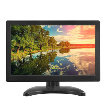 Moniteur 12 Pouces Portable Écran 1366*768 TFT LCD Couleur avec HDMI/VGA/MIC pour PC Caméra ECLATS DESTOCKAGE