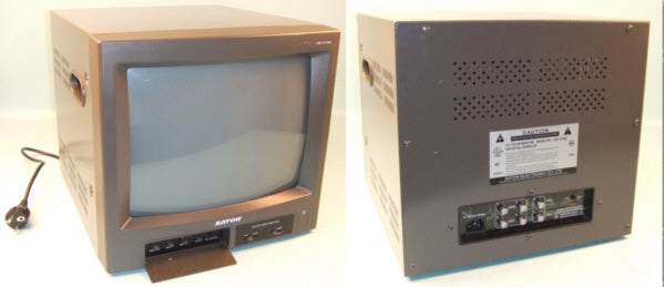 Moniteur surveillance video couleur 14'' 34cm 400l audio 220vca 2 entrees & 1 sorties video/audio ECLATS DESTOCKAGE