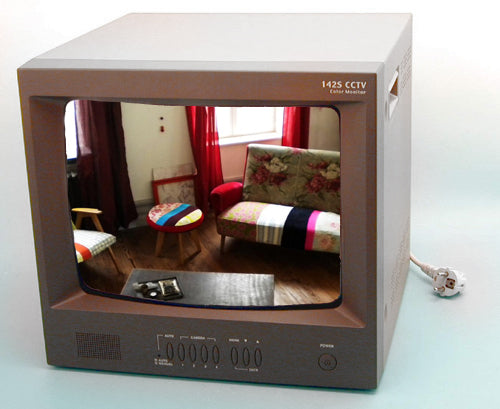 Moniteur surveillance video couleur 14' 35cm 400l audio selecteur 4 canaux doc1400 ecran moniteurs ECLATS DESTOCKAGE