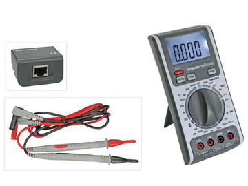 Multimetre 3 en 1 testeur de cable reseau ligne telephonique dvm1000 affichage lcd ECLATS DESTOCKAGE