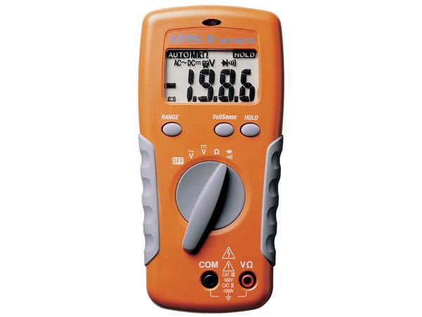 Multimetre numerique appa61 gamme automatique mesure de tension sans contact courant cav ccv - ECLATS DESTOCKAGE