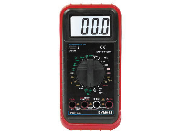 Multimetre numerique lcd 3 1 2 24 gammes 10a evm892 dvm892 sonde temperature capacite frequence ECLATS DESTOCKAGE