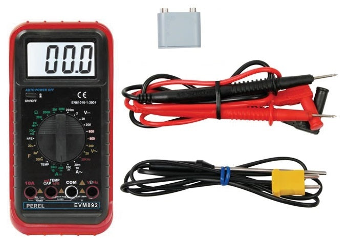 Multimetre numerique lcd 3 1 2 30 gammes 20a sonde temperature capacite frequence ECLATS DESTOCKAGE