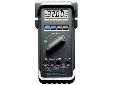 Multimetre numerique poche test diode transistor tension courant appa67 resistance continuite alarm - ECLATS DESTOCKAGE