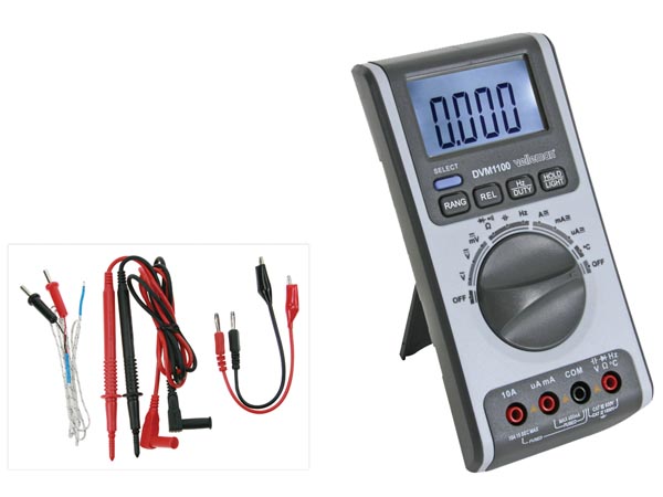 Multimètre tension courant resistance capacité inductance fréquence teméaue automatique 4000 points ECLATS DESTOCKAGE