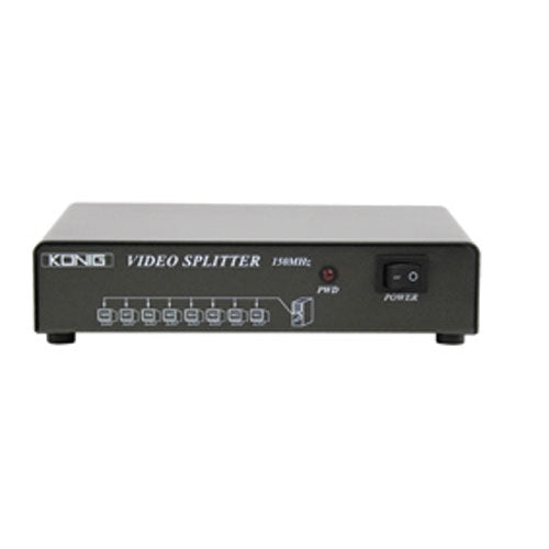 Multiplicateur video 8 vga splitter könig pour 8 ecran moniteurs cmp-switch99 ECLATS DESTOCKAGE