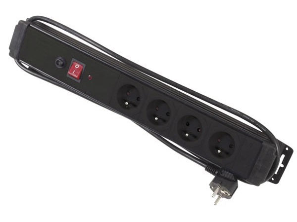 multiprise 4 prises electrique bloc 220v ebp04n netbp4ssf netbp4ssf2 - ECLATS DESTOCKAGE