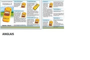 Notice en anglais pour compteur geiger muller detecteur radioactivite mks05 terra mks 05 p yellow ECLATS DESTOCKAGE
