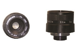 Objectif de camera 12mm iris sans diaphragme video surveilance - ECLATS DESTOCKAGE