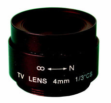 Objectif de camera 4mm 1/3 cs iris pour ckvso cck video surveillance caml2b