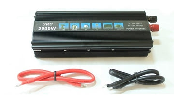 Onduleur 12v 2000 w dc convertisseur de tension survolteur 12v 220v 2000w 230v 240v - ECLATS DESTOCKAGE