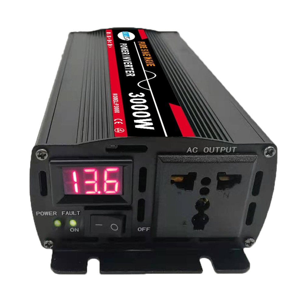 Onduleur onde sinusoïdale Pure 3000W transformateur tension convertisseur puissance 48V vers 220V ECLATS DESTOCKAGE