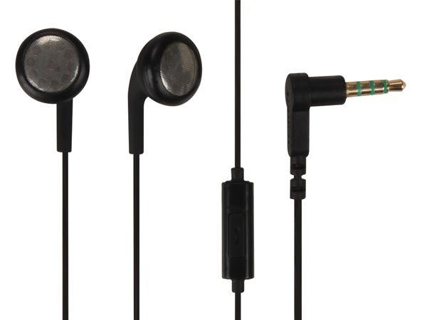 Oreillettes noir roxcore avec microphone jack 3.5mm ECLATS DESTOCKAGE