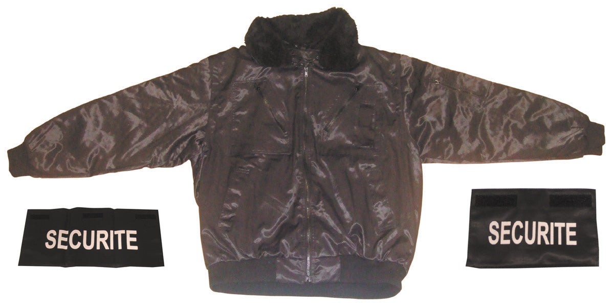 Pack 1 blouson garde de securite taille l 1 bande securite poitrine 1 dossard securite - ECLATS DESTOCKAGE
