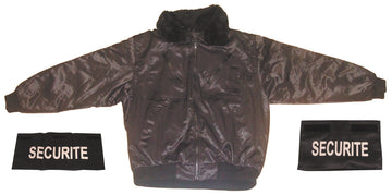 Pack 1 blouson garde de securite taille l 1 bande securite poitrine 1 dossard securite - ECLATS DESTOCKAGE