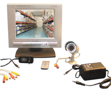 Pack 1 camera couleur ir jour/nuit exterieur moniteur 18cm lcd tft cordon 20m. ECLATS DESTOCKAGE