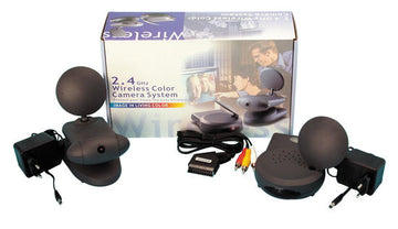 Pack 1 camera couleur sans fil recepteur video 2.4ghz 4 canaux avmod10/na surveillance video ECLATS DESTOCKAGE