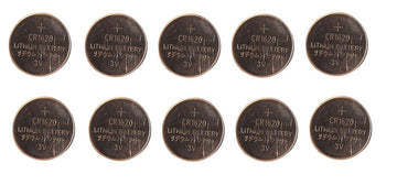Pack 10 piles bouton lithium 3v 70mah alimentation accu pile 3vcc hq cr1620 cr1620c 5009lc ECLATS DESTOCKAGE