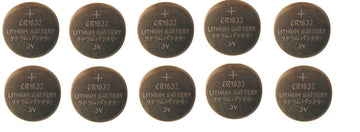 Pack 10 piles lithium 3vcc 120mah cr1632 piles lithium pile bouton alimentations cr1632c ECLATS DESTOCKAGE