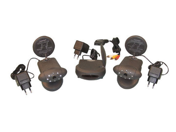 Pack 2 camera n/b sans fil recepteur video 2.4ghz 4 canaux surveillance sans fil avmod9 emetteurs ECLATS DESTOCKAGE
