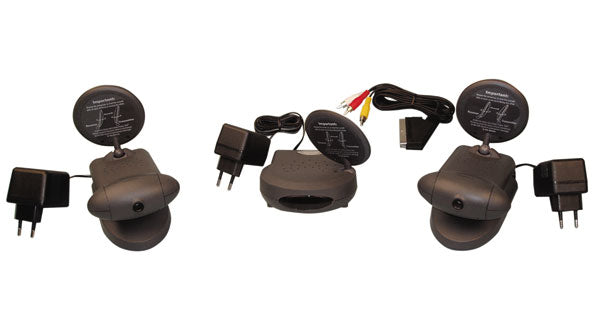 Pack 2 cameras couleur sans fil recepteur video 2.4ghz 4 canaux avmod10 surveillance video ECLATS DESTOCKAGE