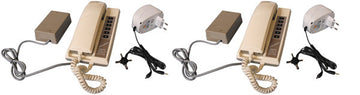 Pack 2 combine interphone pour 6 postes maitre intercommunication 2 alimentation electrique ECLATS DESTOCKAGE