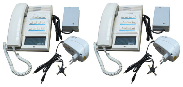 Pack 2 combine interphone station pour 12 postes maitres 2 alimentation electrique ECLATS DESTOCKAGE