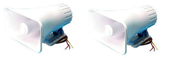 Pack 2 Siren Dual Tone Indoor Outdoor Self-Contained Electric Security SD-30W 6-12VDC 1.1Ah ECLATS DESTOCKAGE
