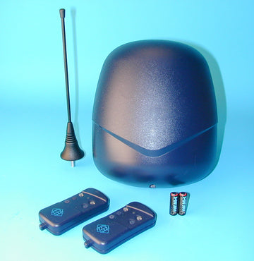 Pack 2 telecommandes radio 2 canaux t2f 1 recepteur rb2f 1 antenne 433mhz 433a emetteur automatisme ECLATS DESTOCKAGE