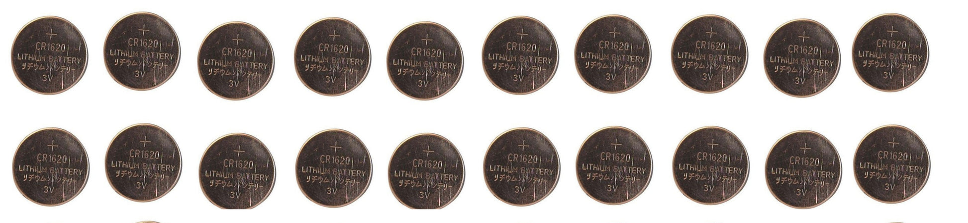 Pack 20 piles bouton lithium 3v 70mah alimentation accu pile 3vcc hq cr1620 cr1620c 5009lc ECLATS DESTOCKAGE