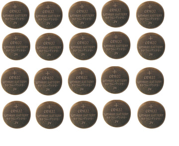 Pack 20 piles lithium 3vcc 120mah cr1632 piles lithium pile bouton alimentations cr1632c ECLATS DESTOCKAGE
