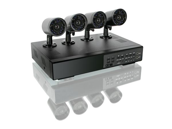 Pack 4 cameras ir H264 + 4 cable 20m cctv dvr enregistreur surveillance video cctvprom16 ECLATS DESTOCKAGE