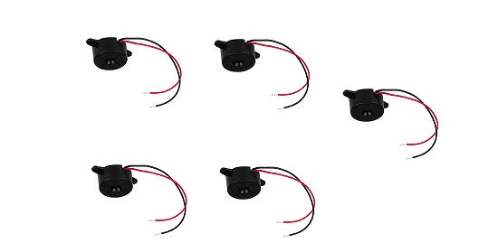 Pack 5 Active Piezo Electronic Sound Alarm Buzzer DC 9-15V 12mA for Industry - ECLATS DESTOCKAGE