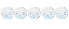Pack 5 detecteur incendie 14604 buzzer detection alarme temperature smoke detector